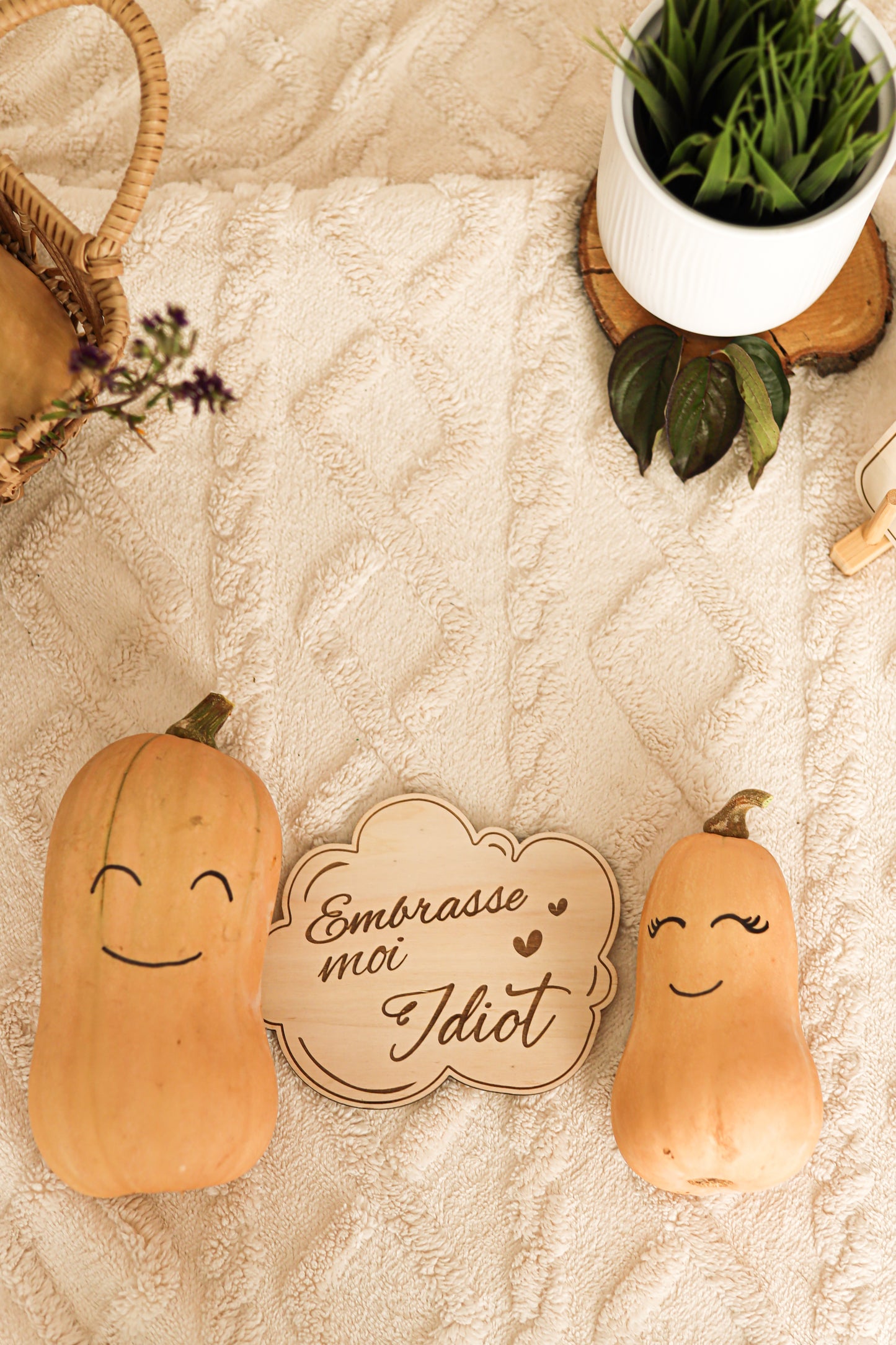 Lot de 10 pancartes en bois gravées pour photobooth