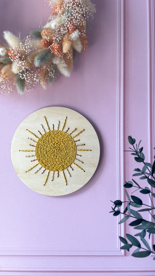 Kit de broderie soleil