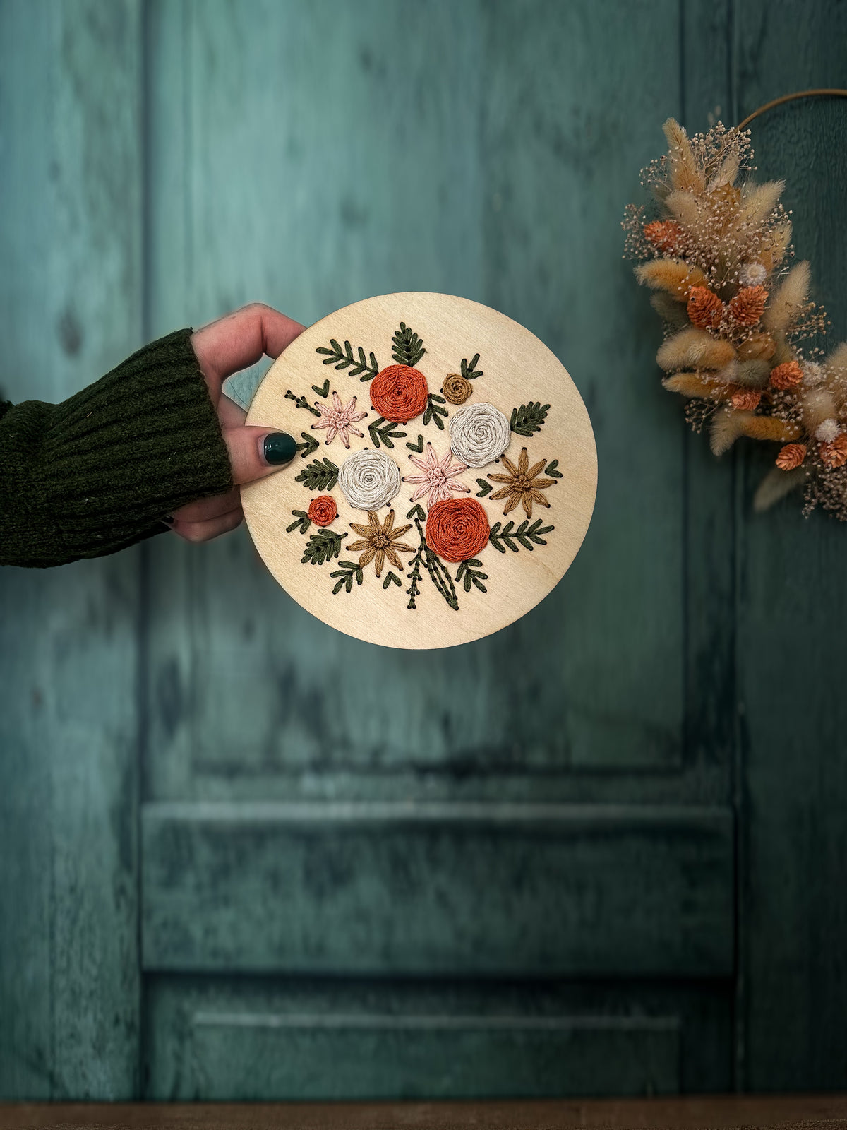 Kit de broderie bouquet automnal