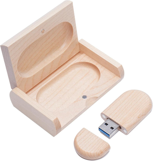 Clé USB gravée en bois 16GB personnalisée
