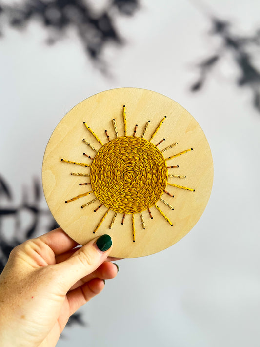 Kit de broderie soleil