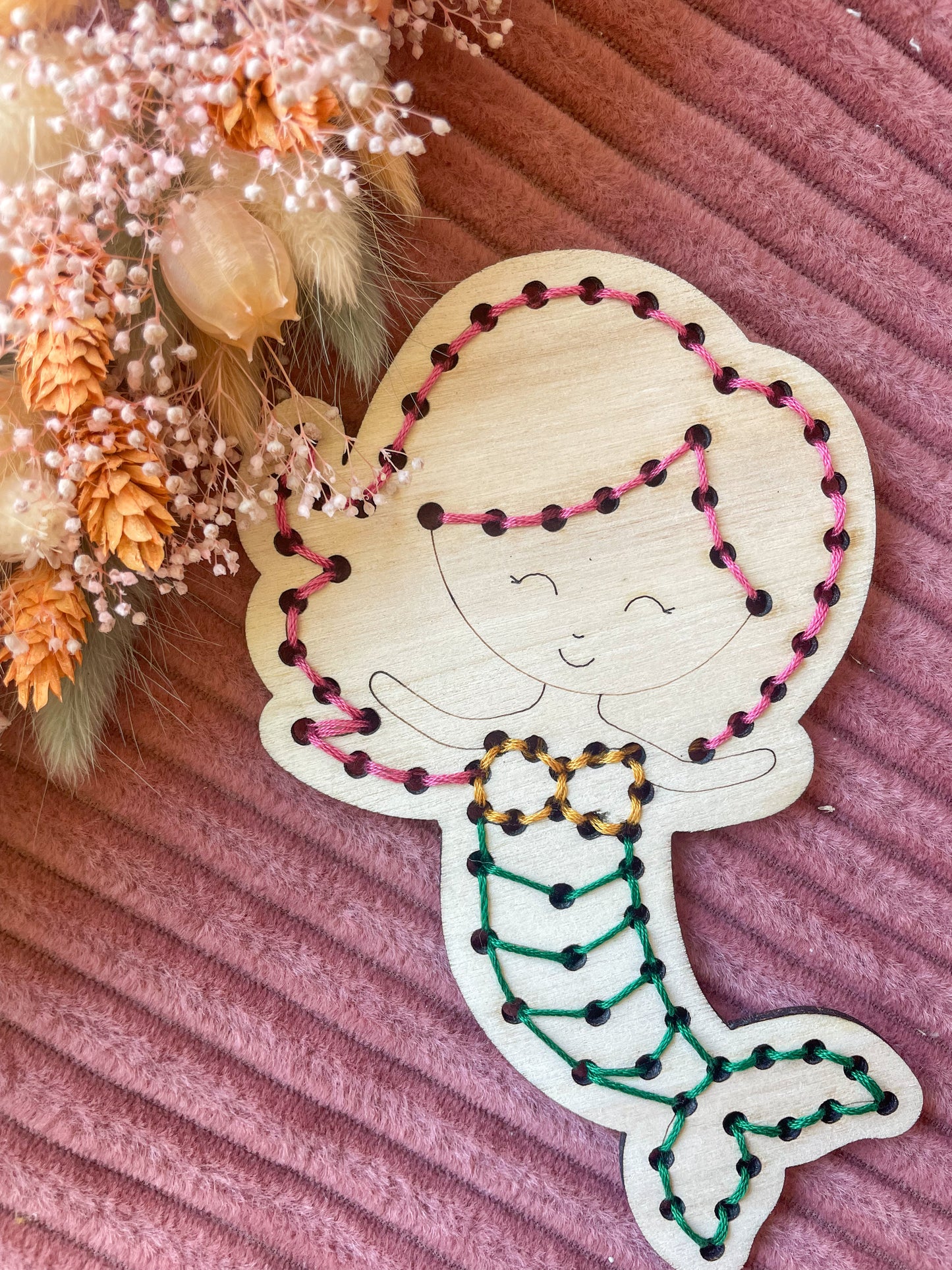 Kit de broderie sirène