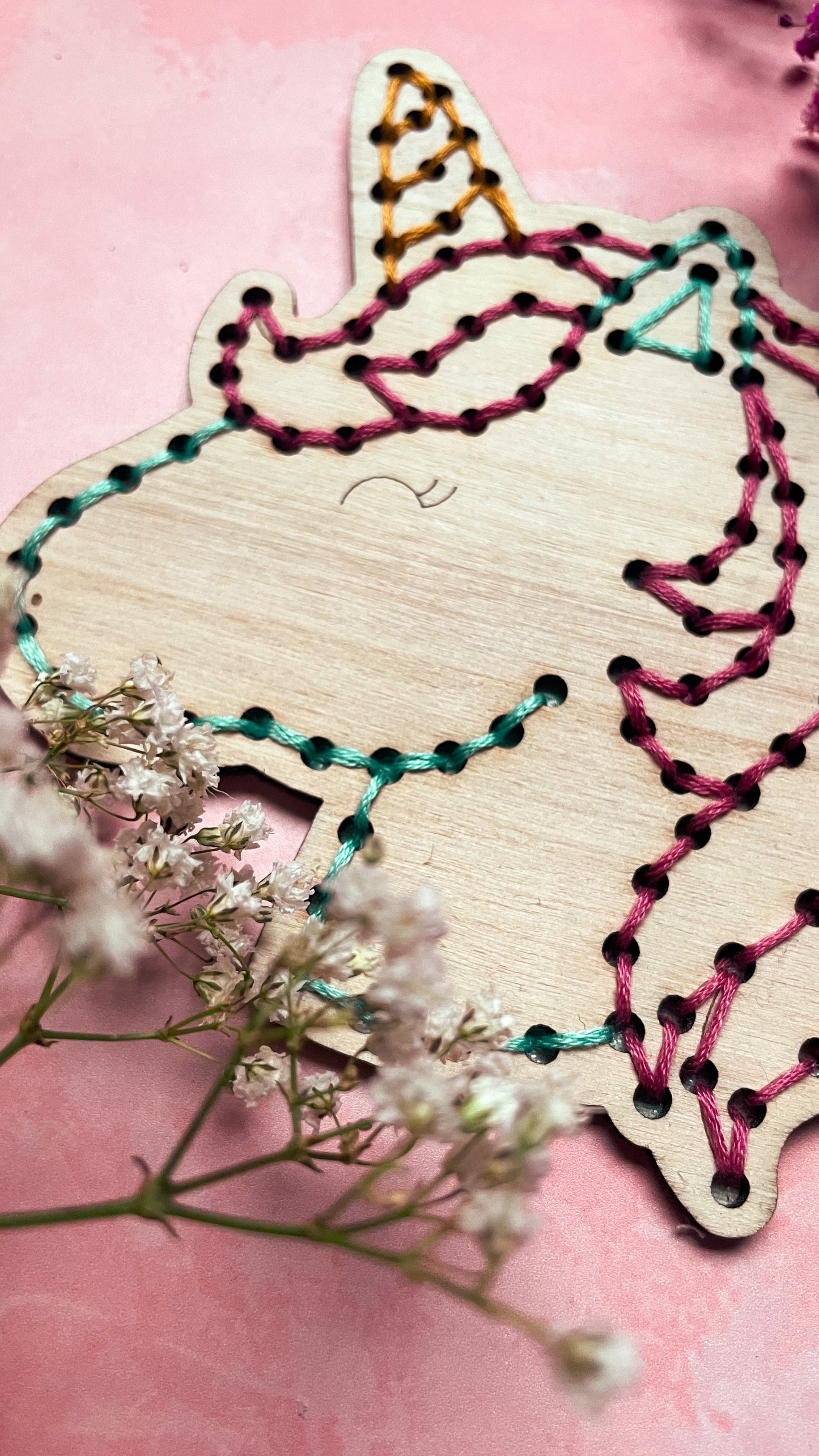 Kit de broderie licorne