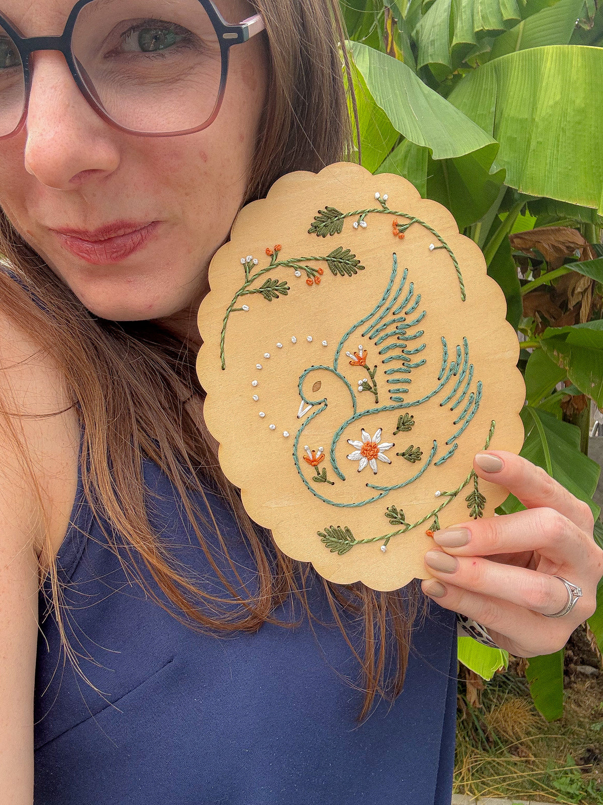 Kit de broderie Paloma - En collaboration avec Flourishing Fibers