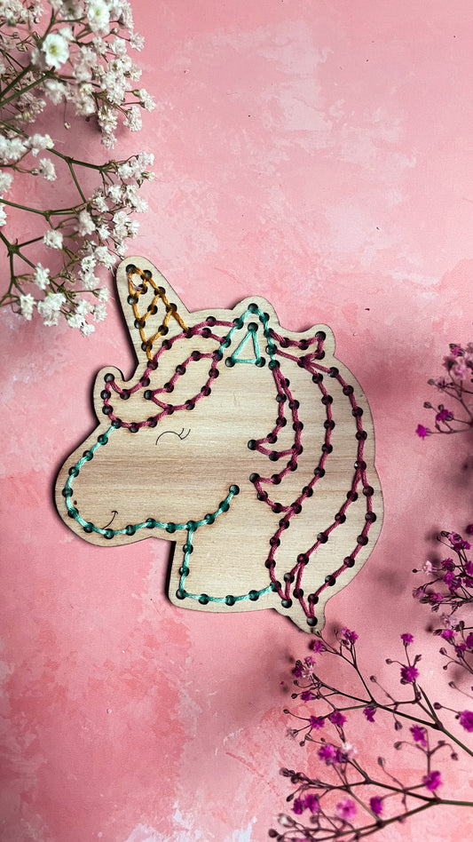 Kit de broderie licorne