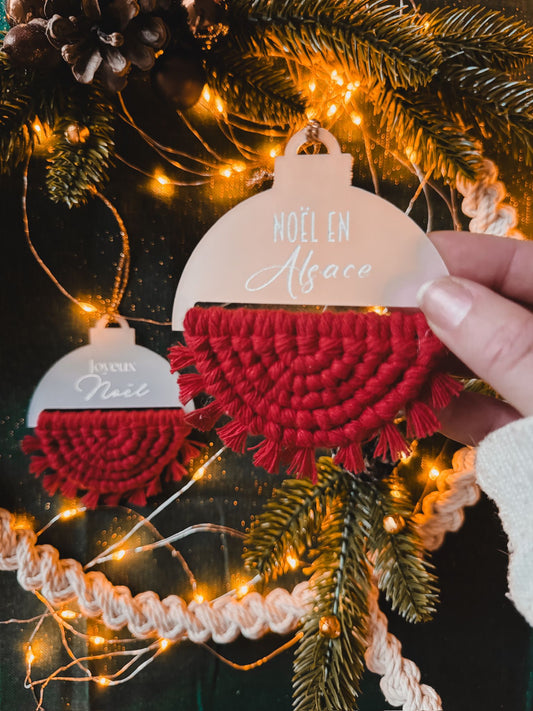 Boules de Noël - Edition rouge